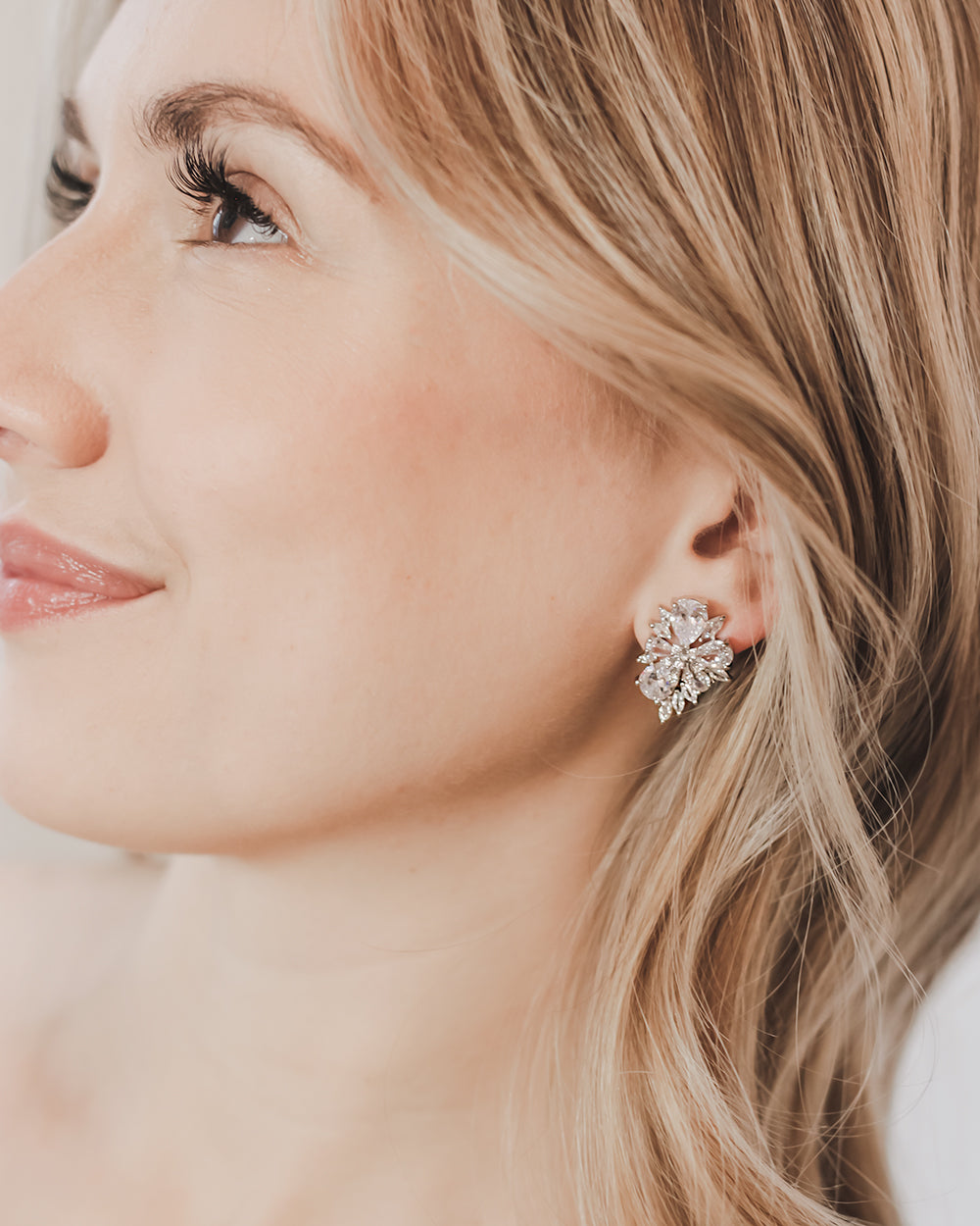 Ellen CZ Cluster Studs