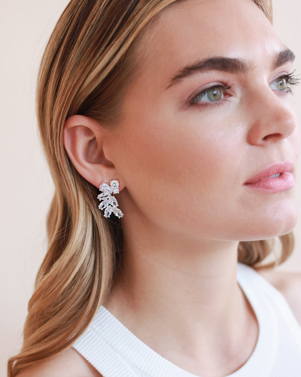 Gemma CZ Statement Earrings