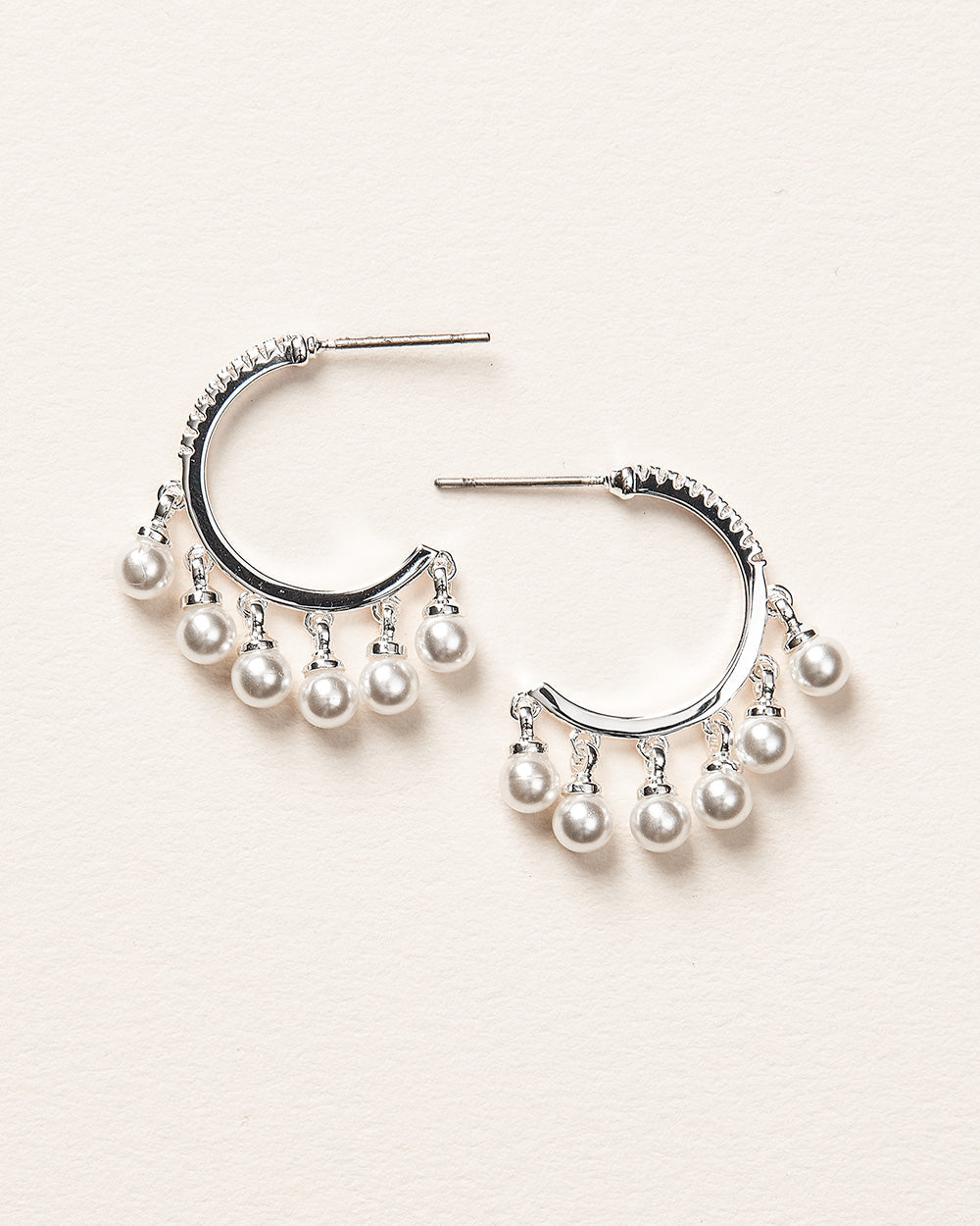 Colette Pearl Hoops