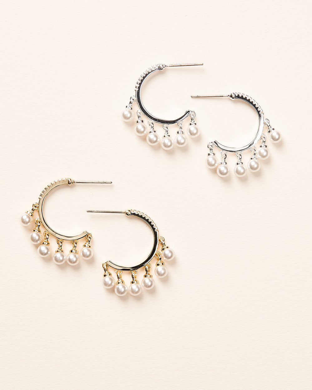 Colette Pearl Hoops