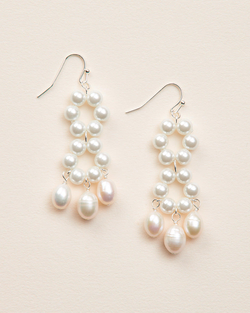 Leila Pearl Dangle Earrings