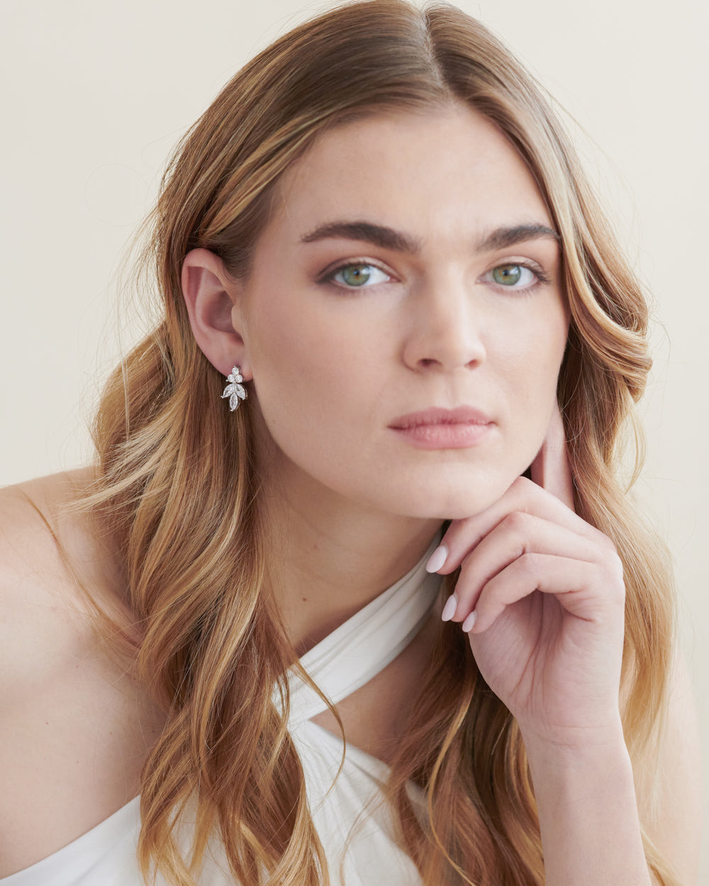 Vida CZ Stud Earrings