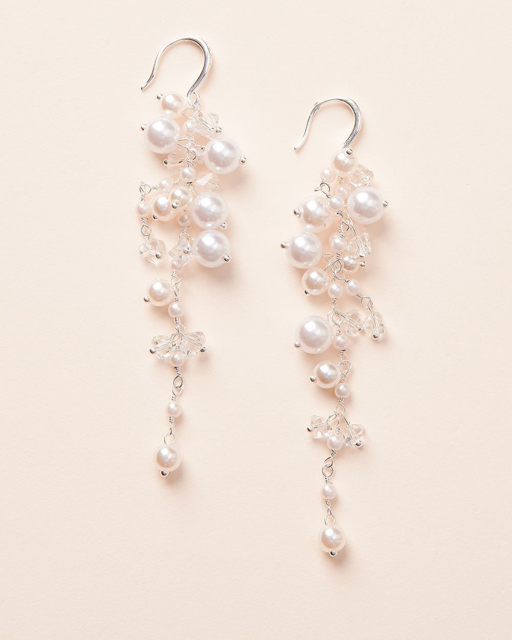 Cascading Pearl Earrings