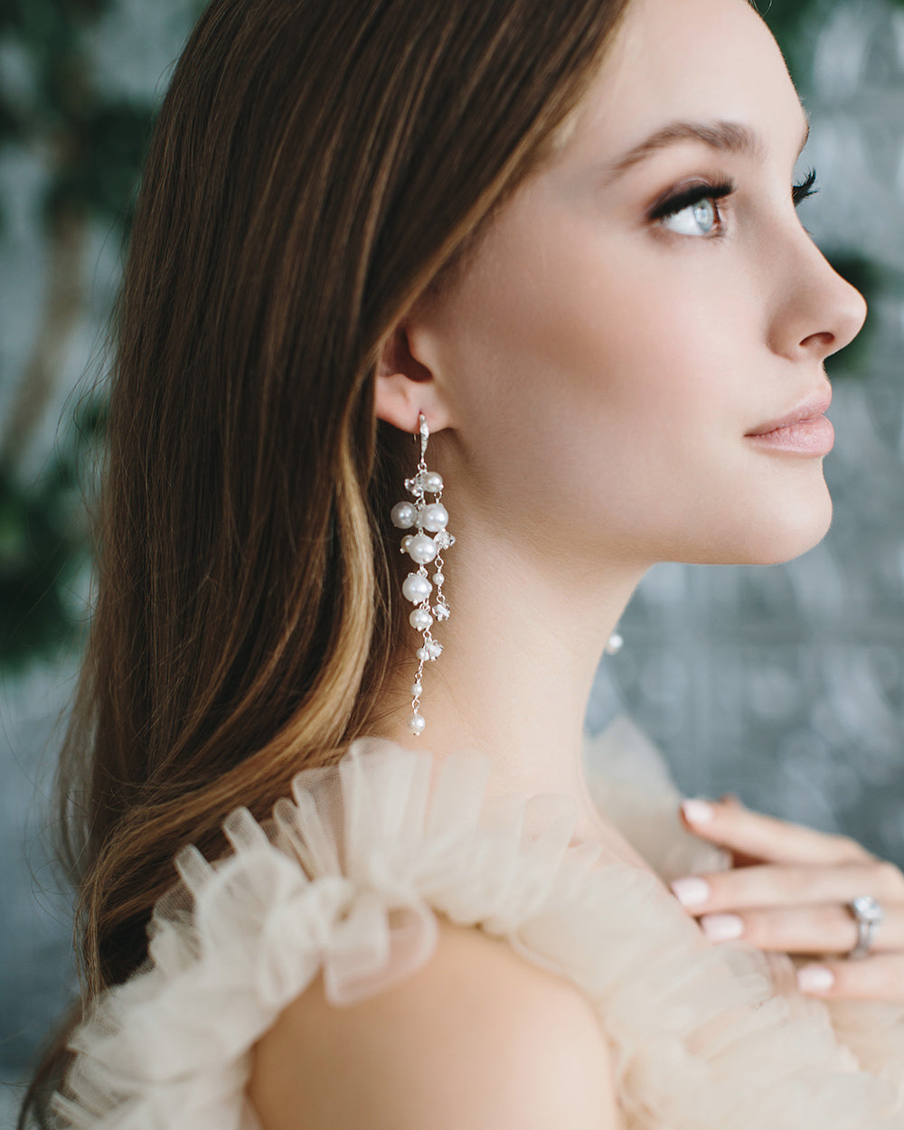 Cascading Pearl Earrings