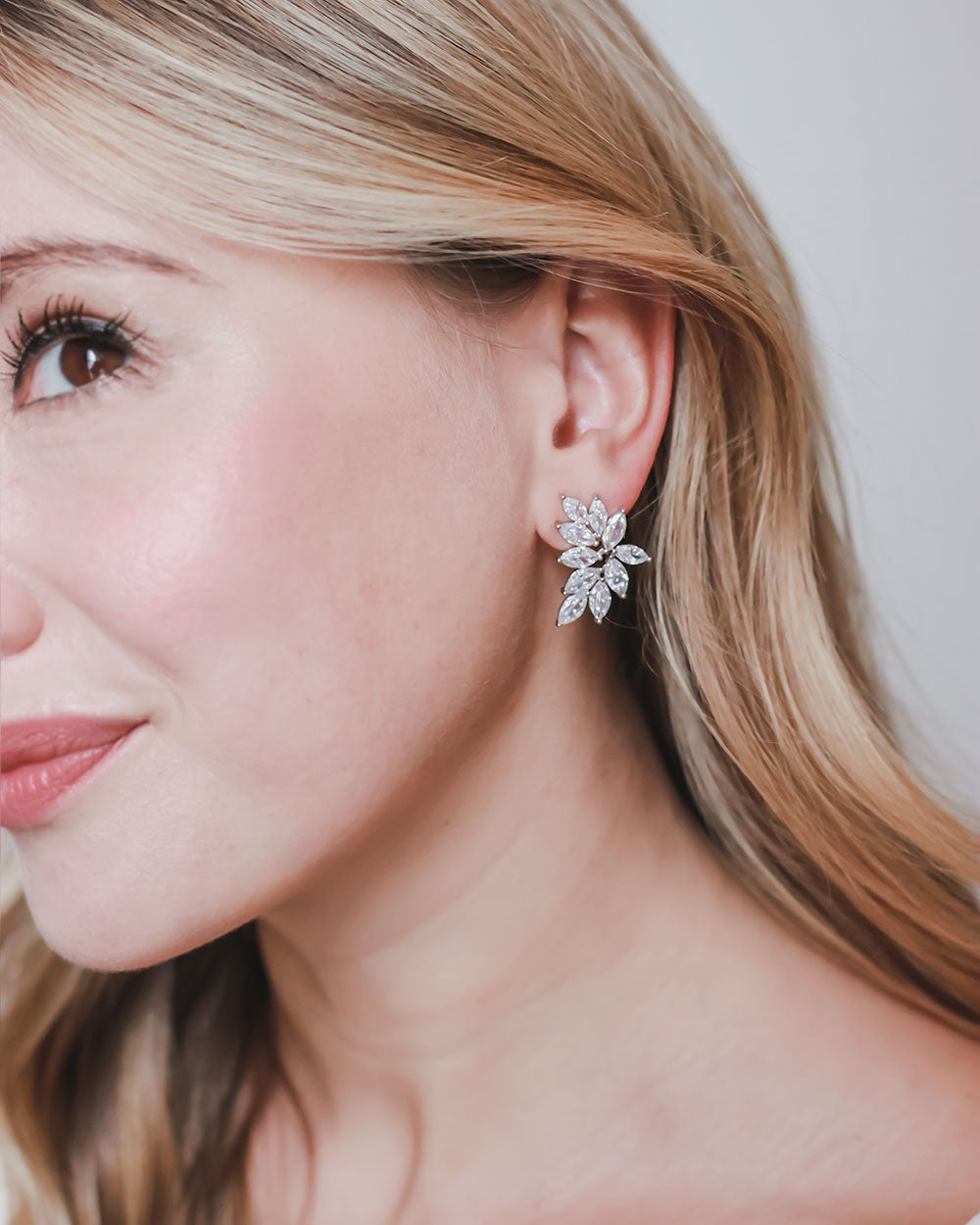 Farah CZ Bridal Earrings