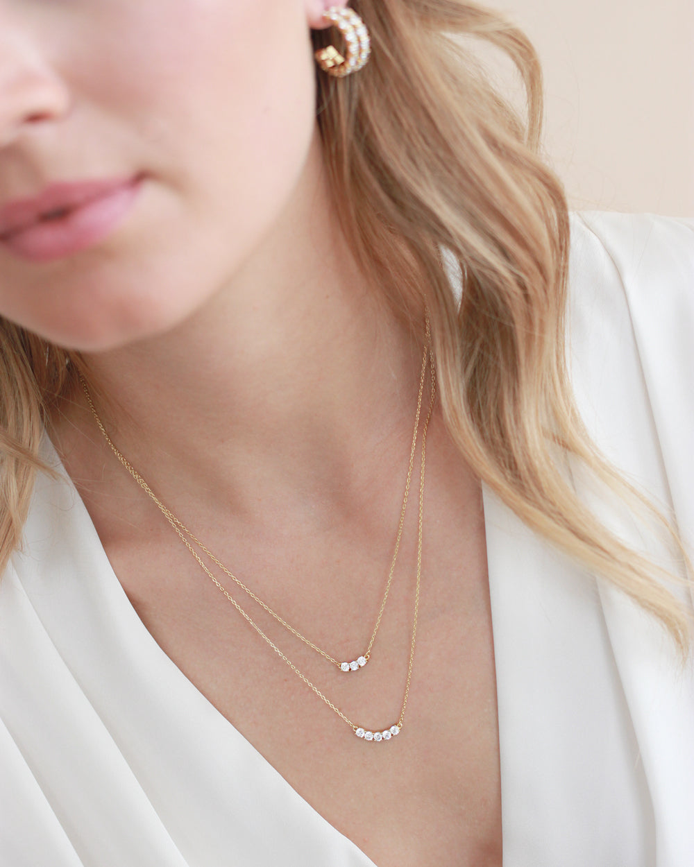 Tinsley Layered CZ Necklace