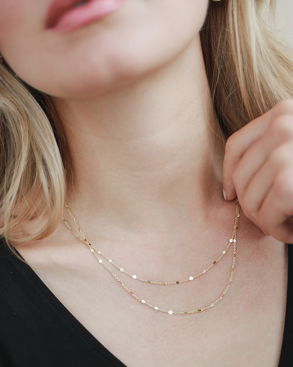 Lucia Double Chain Necklace