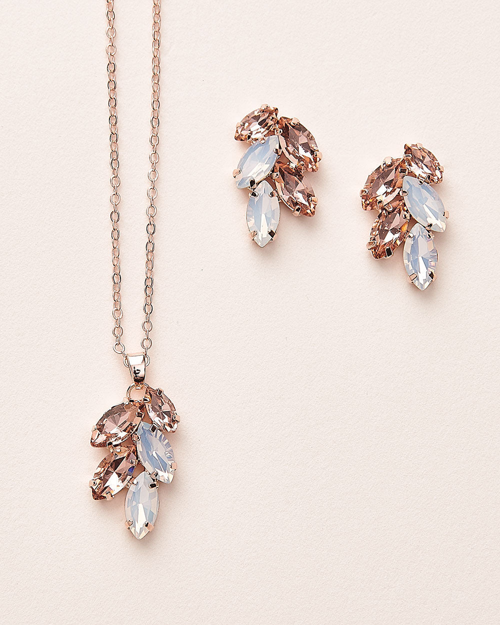 Eva Rose Gold Pendant Set