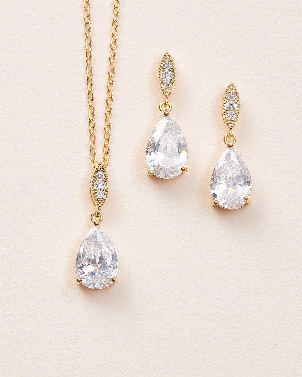 Callie CZ Pendant Set