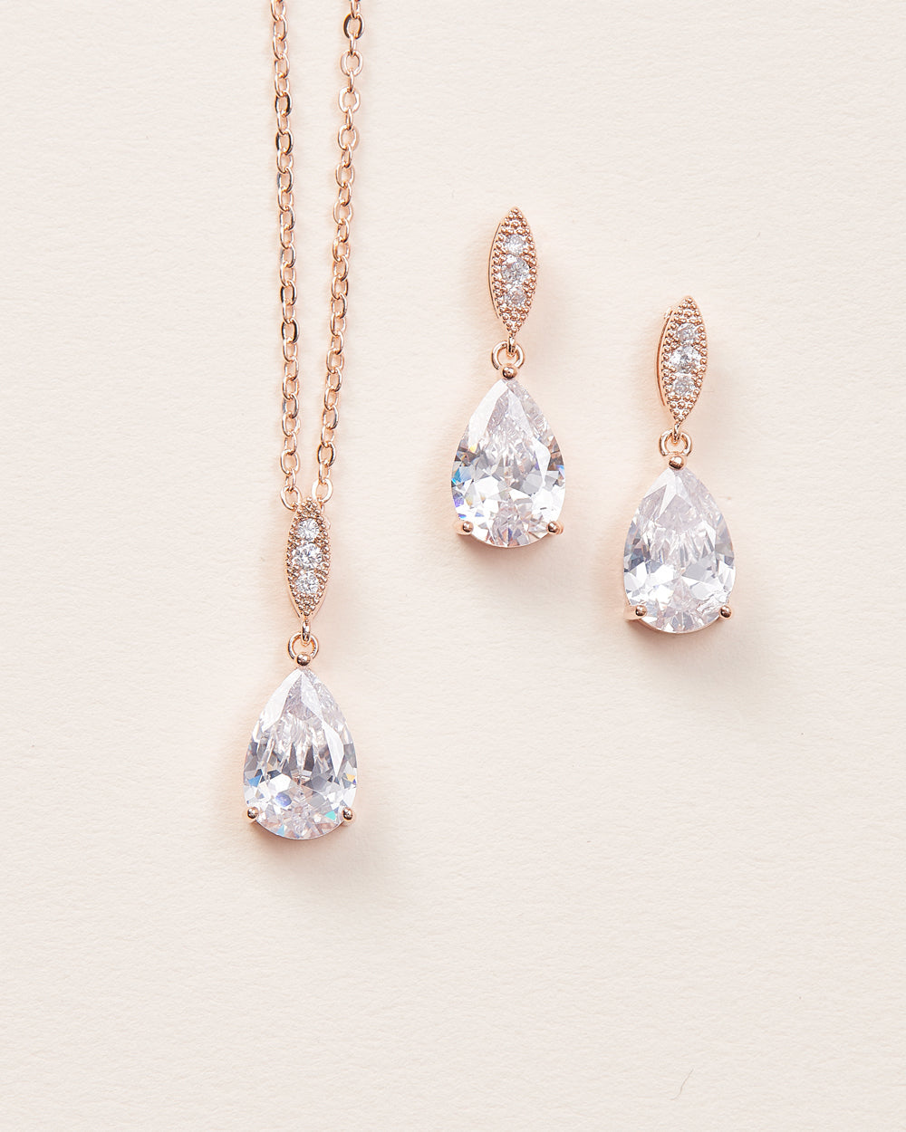 Callie CZ Pendant Set