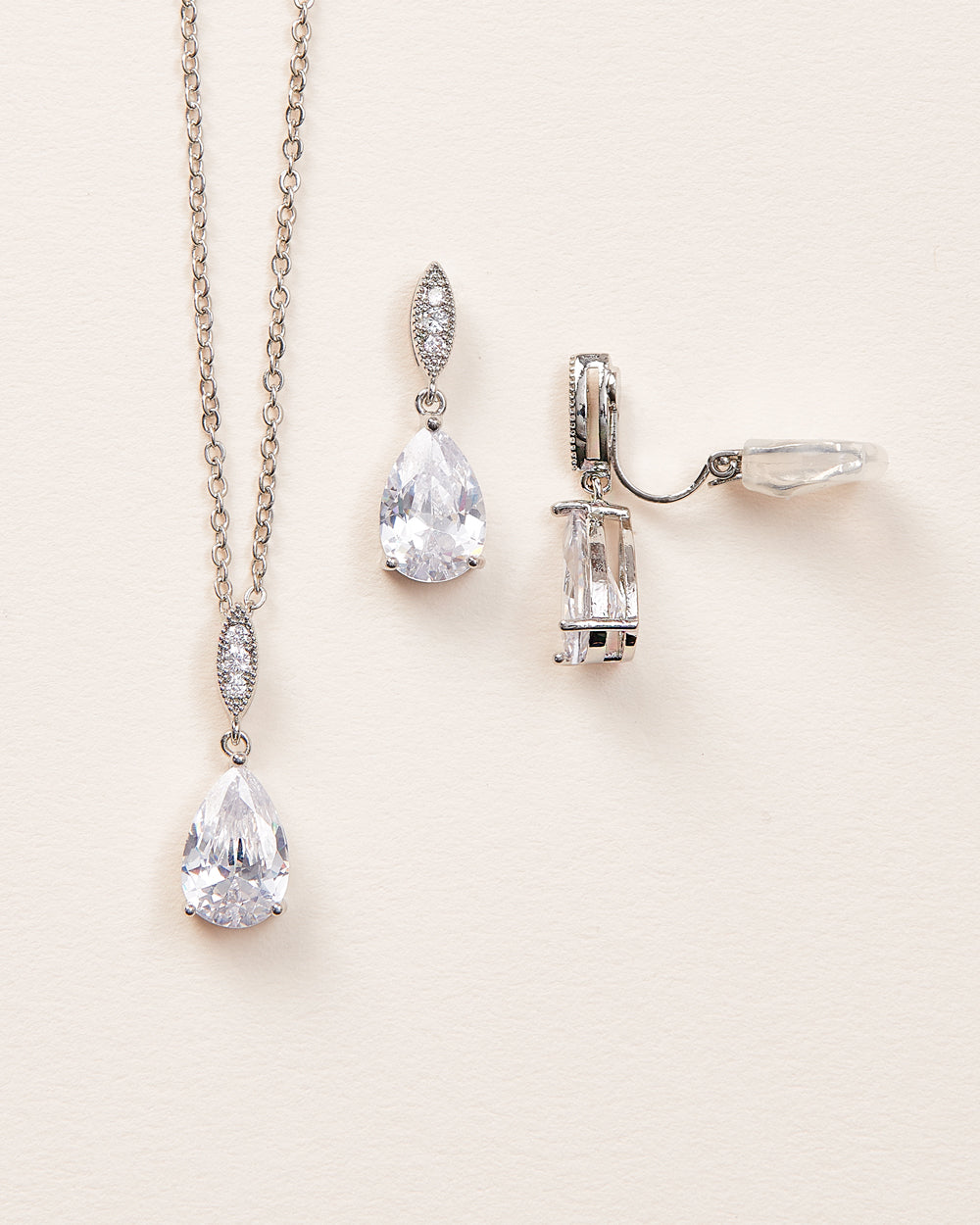 Callie CZ Pendant Set