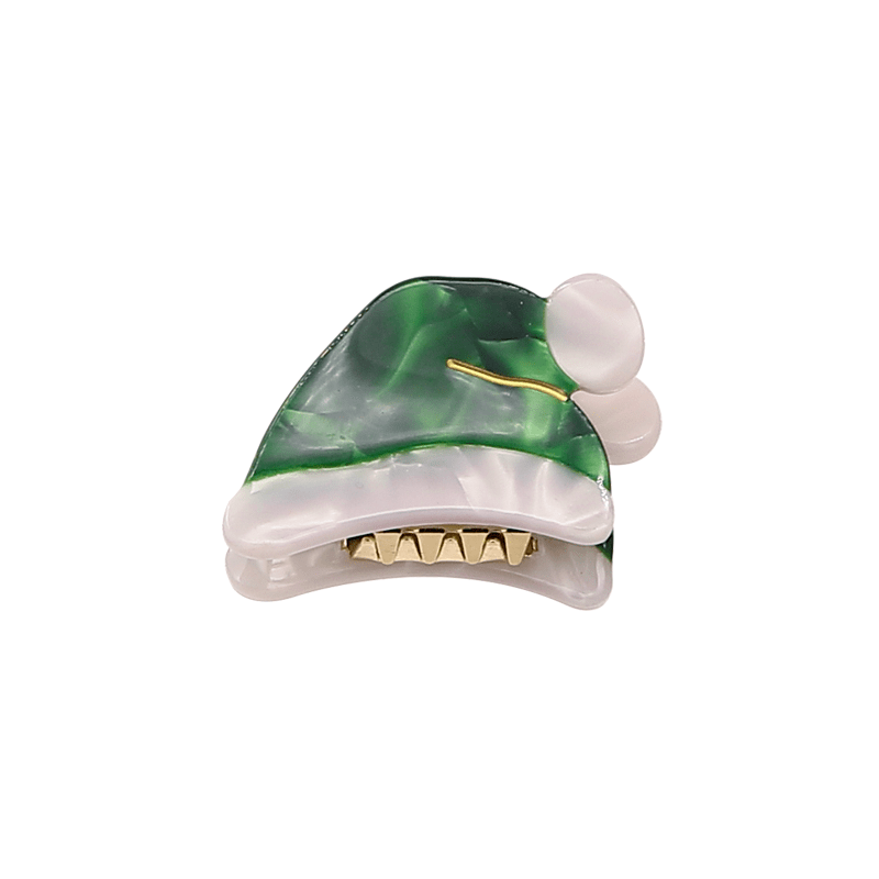 Green Christmas Hat Claw