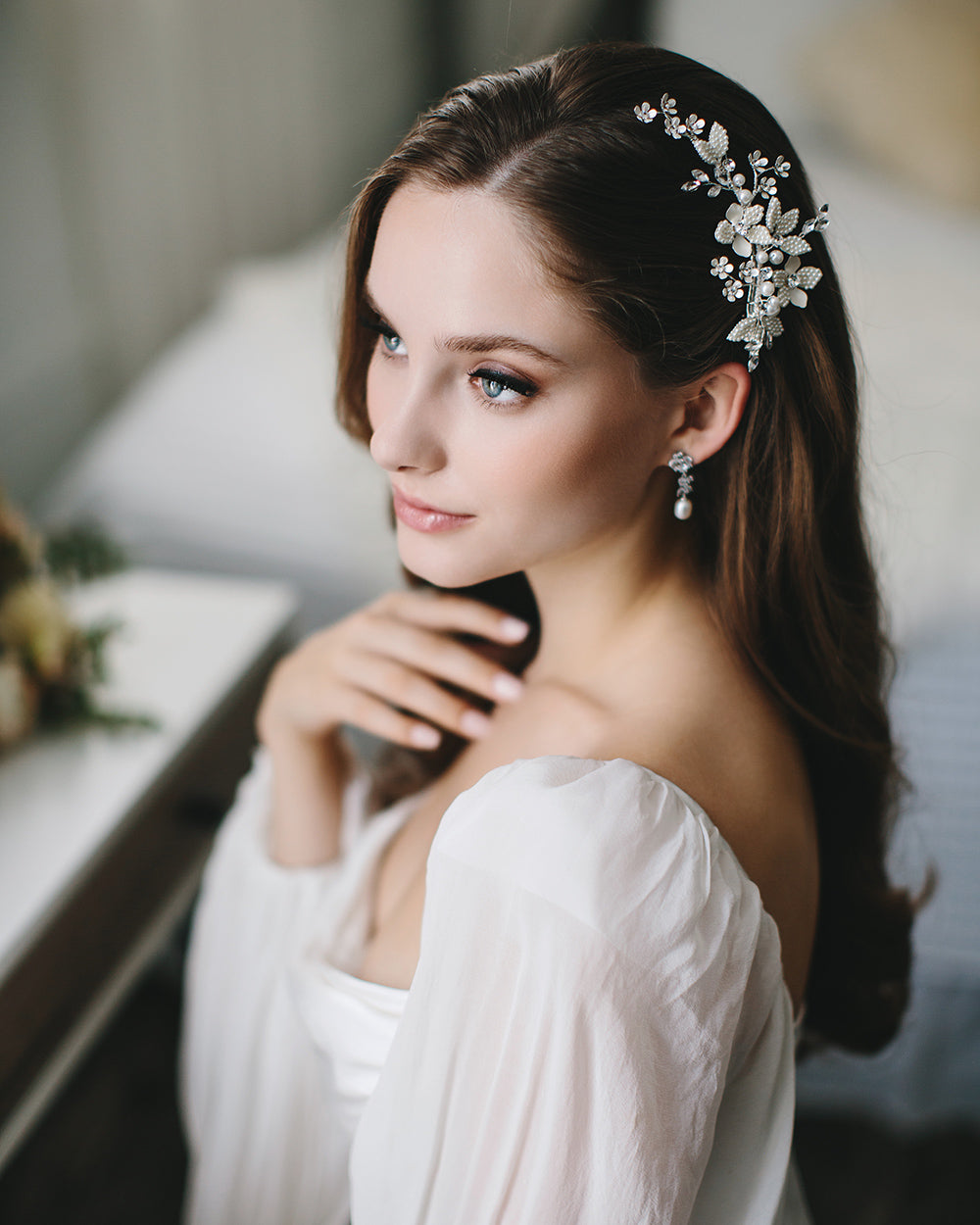 Willow Pearl Bridal Clip