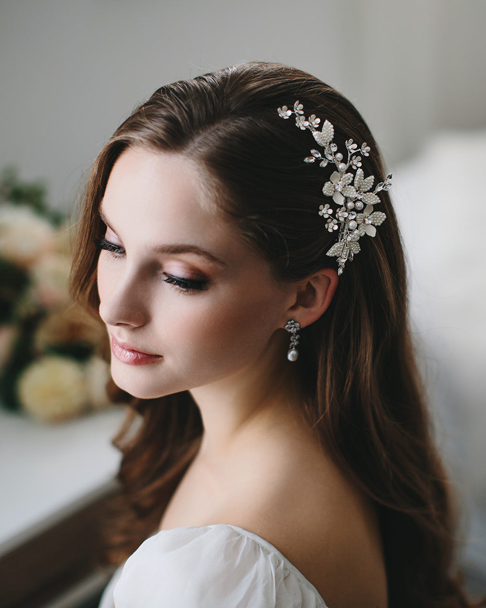 Willow Pearl Bridal Clip