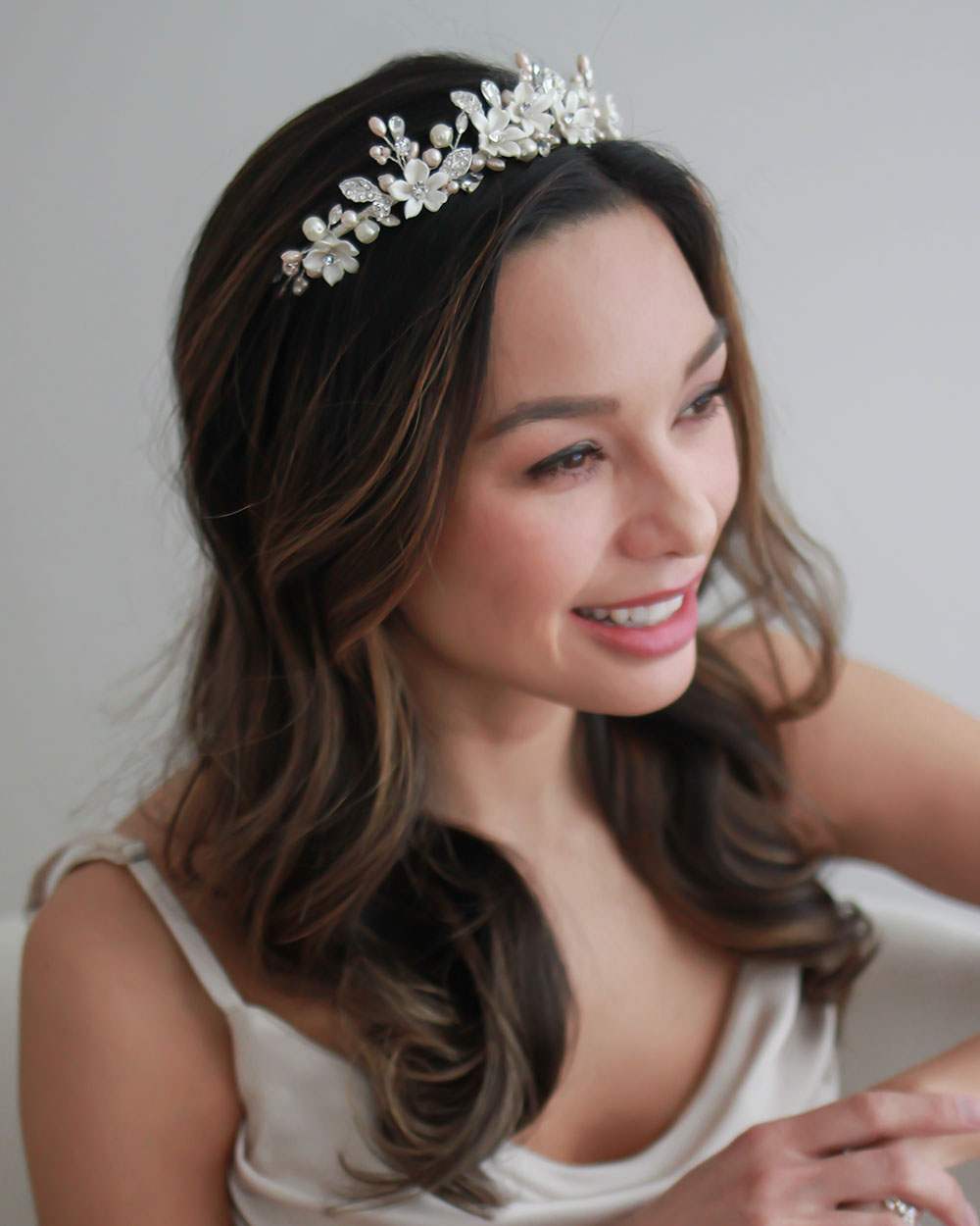 Giovanna Floral Tiara