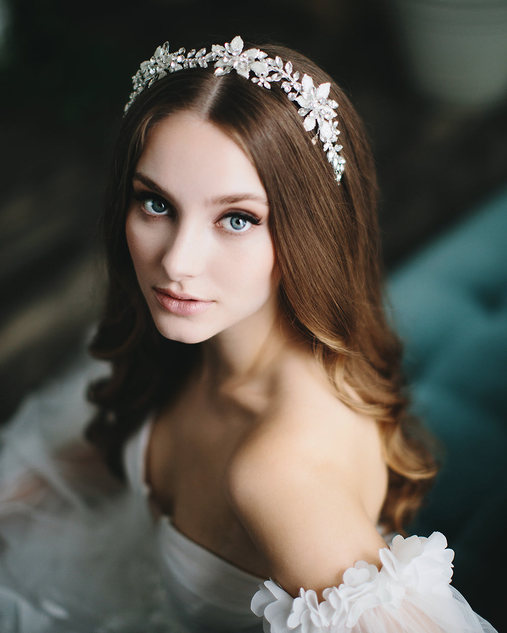 Iris Bridal Headpiece