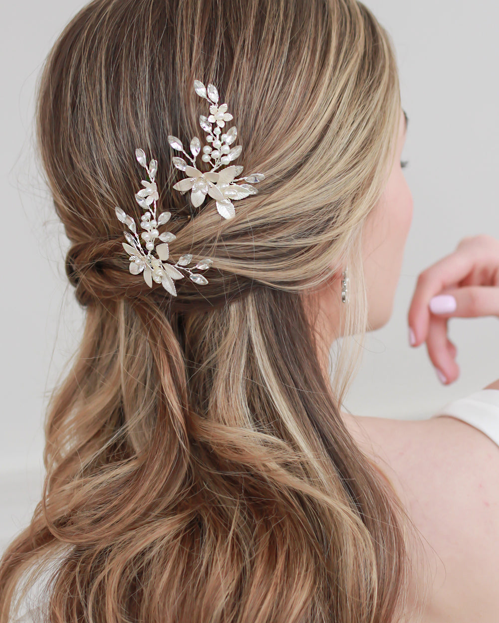 Juliana Pearl & Crystal Hair Pin