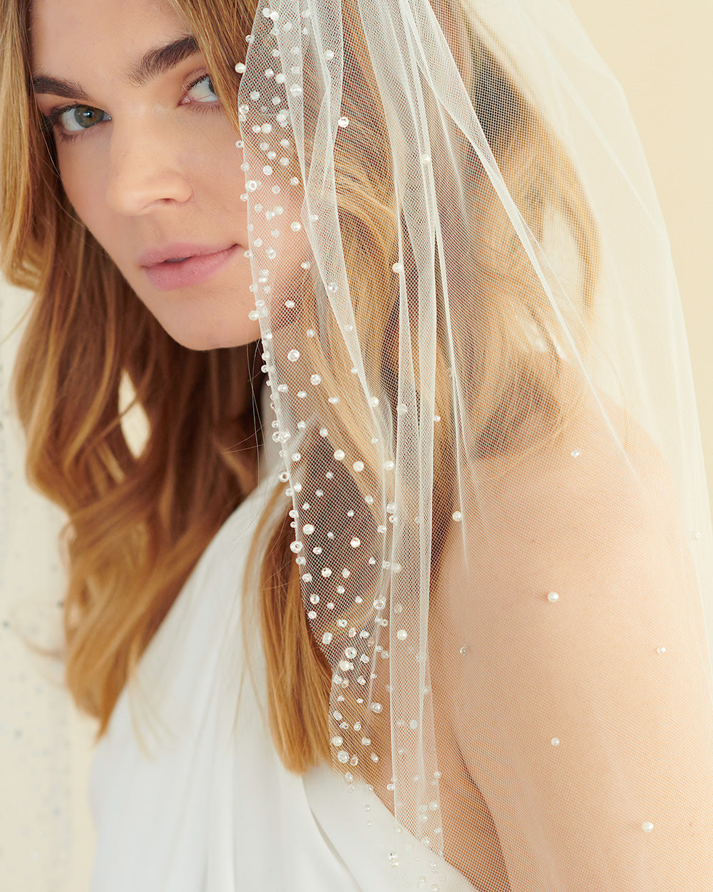 Amara Pearl & Crystal Wedding Veil