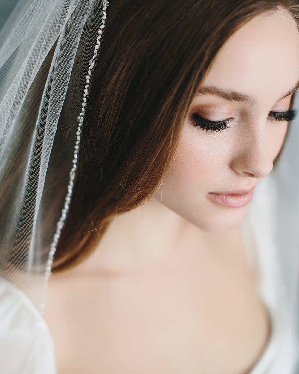 Barely There Beaded Veil