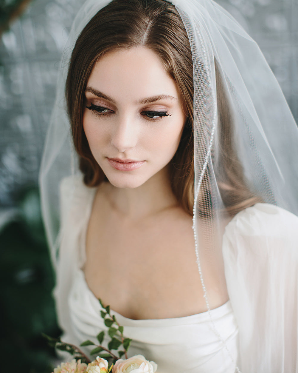 Barely There Beaded Veil