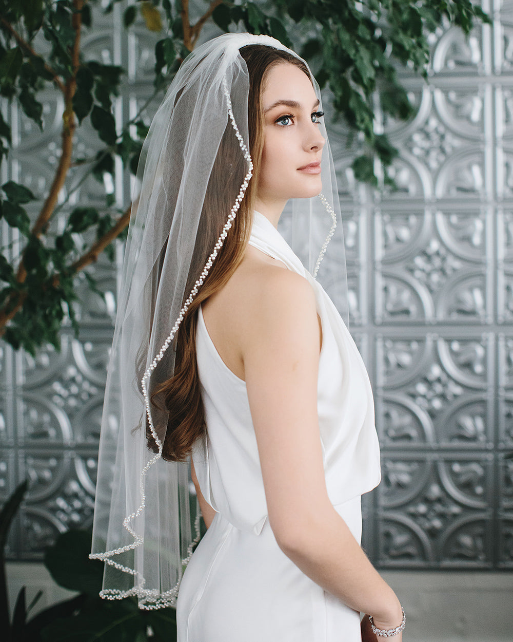 Shaina Pearl Wedding Veil