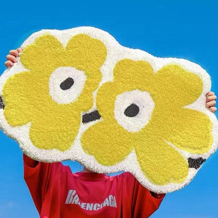 Yellow Flowers Rug