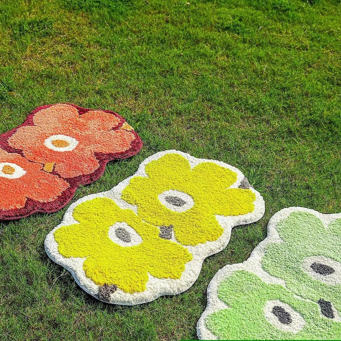 Yellow Flowers Rug