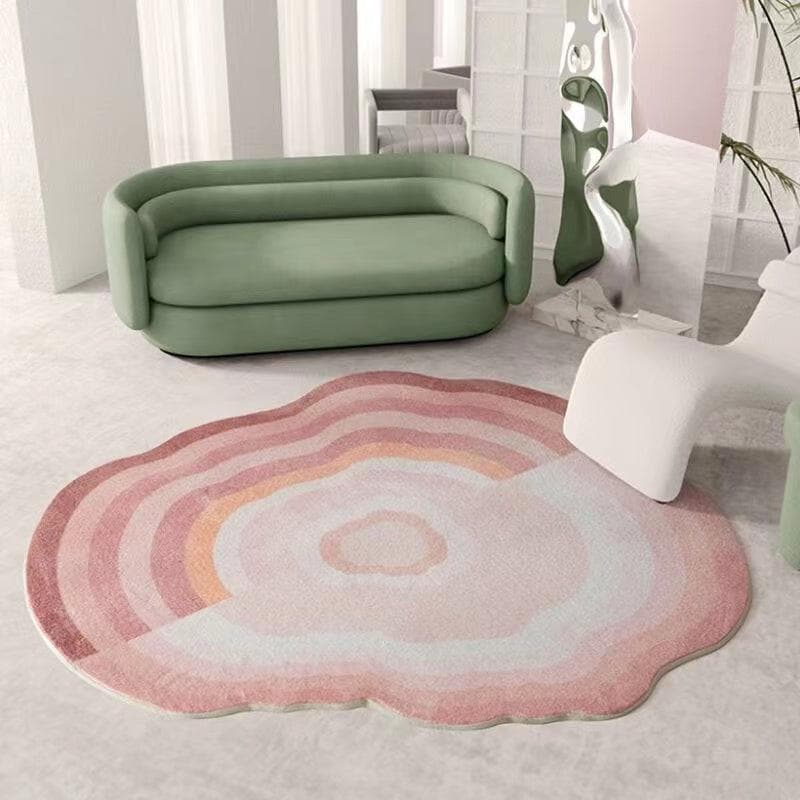 Rainbow Annual Rings Rug